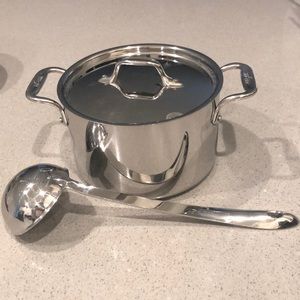 All-Clad D3 Tri-Ply Stainless Soup Pot with Ladle
